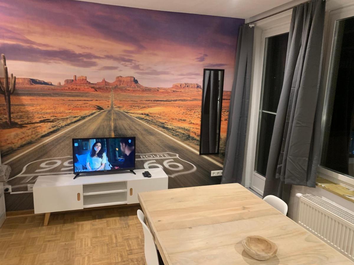 Mainpark Apartment 4 Schlafzimmer Bis Zu 10 Personen Direkt Ueber Aschaffapartment Bei Aschaffenburg Mainaschaff Kültér fotó