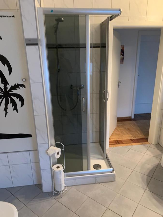 Mainpark Apartment 4 Schlafzimmer Bis Zu 10 Personen Direkt Ueber Aschaffapartment Bei Aschaffenburg Mainaschaff Kültér fotó